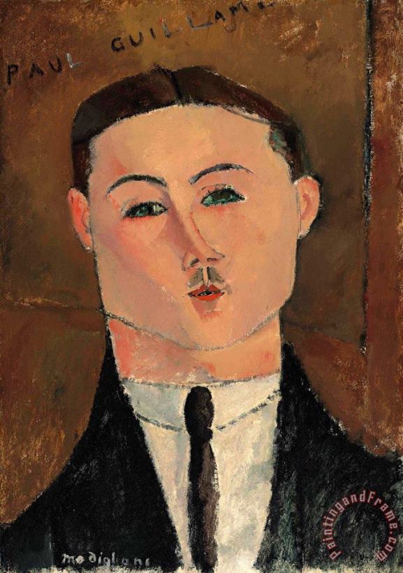 Amedeo Modigliani Paul Guillaume, 1916 Art Painting