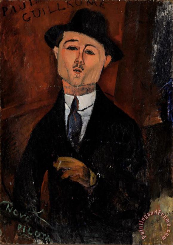 Amedeo Modigliani Paul Guillaume, Novo Pilota Art Painting
