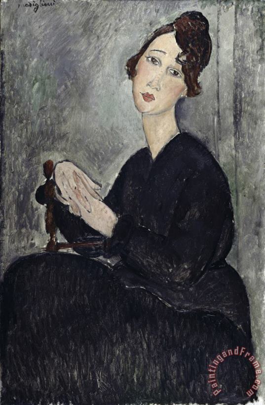 Amedeo Modigliani Portrait of Dedie (odette Hayden) Art Painting