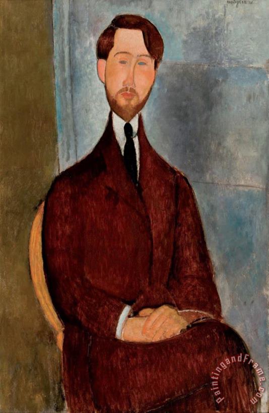 Amedeo Modigliani Portrait of Leopold Zborowski, 1916 Art Print