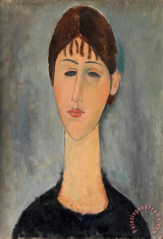 Amedeo Modigliani Portrait of Mme Zborowska Art Painting