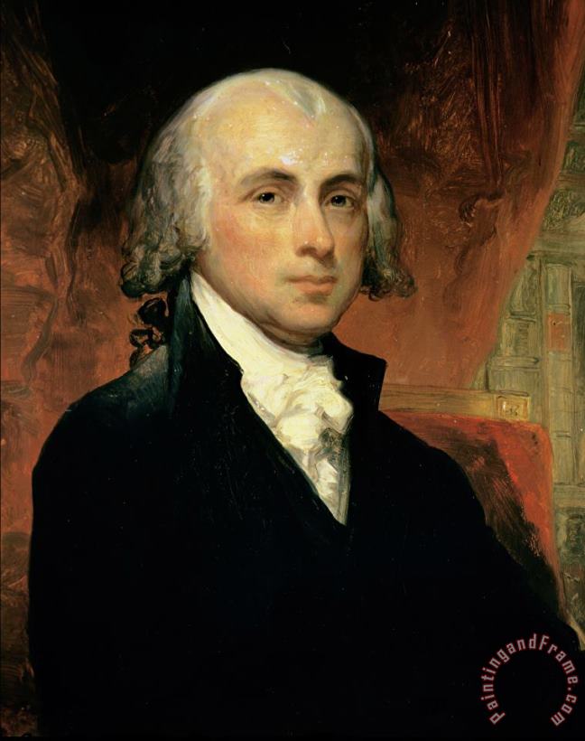 James Madison painting - American School James Madison Art Print