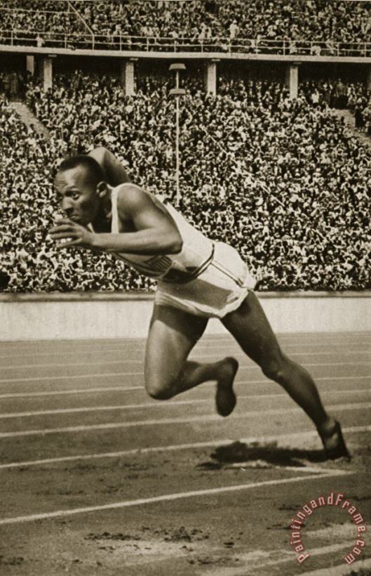 American School Jesse Owens Art Print