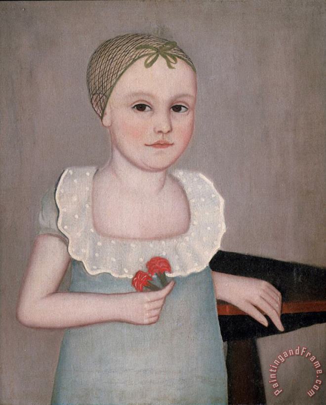 Henrietta Dorr painting - Ammi Phillips Henrietta Dorr Art Print