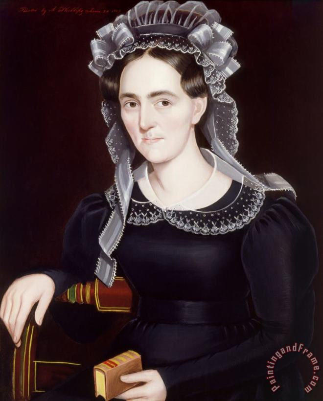 Ammi Phillips Portrait of Abigail Penoyer Reynolds Art Painting