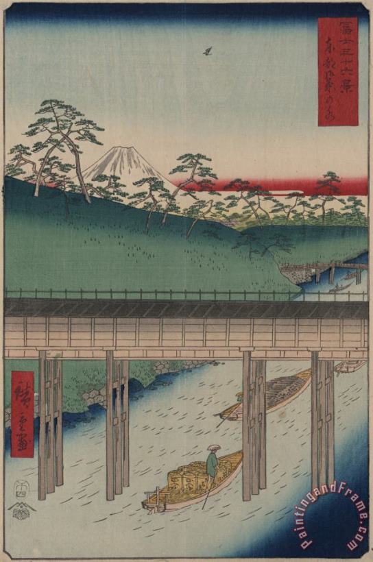 Ando Hiroshige Ochanomizu in The Eastern Capital Art Print