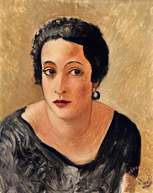 Andre Derain Portrait De Madame Francis Carco Art Painting