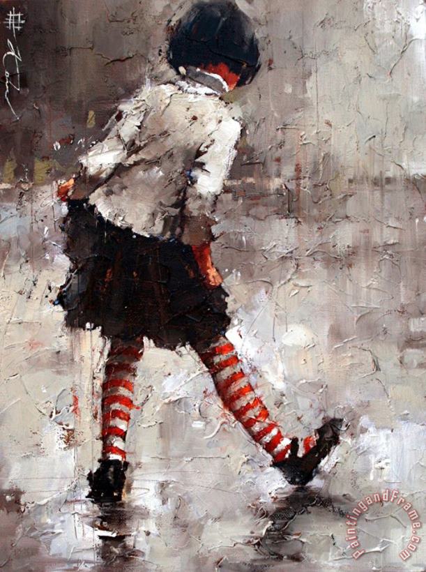 Dancing in The Rain painting - Andre Kohn Dancing in The Rain Art Print