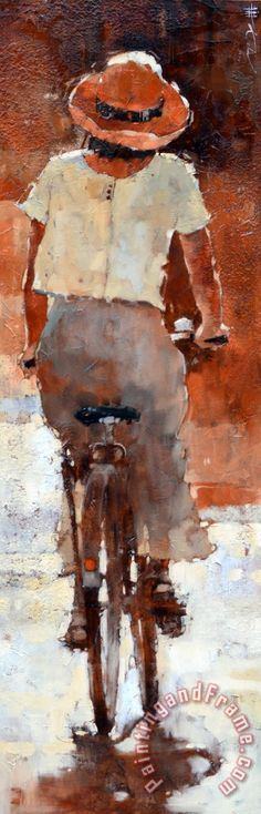 The Day Off painting - Andre Kohn The Day Off Art Print