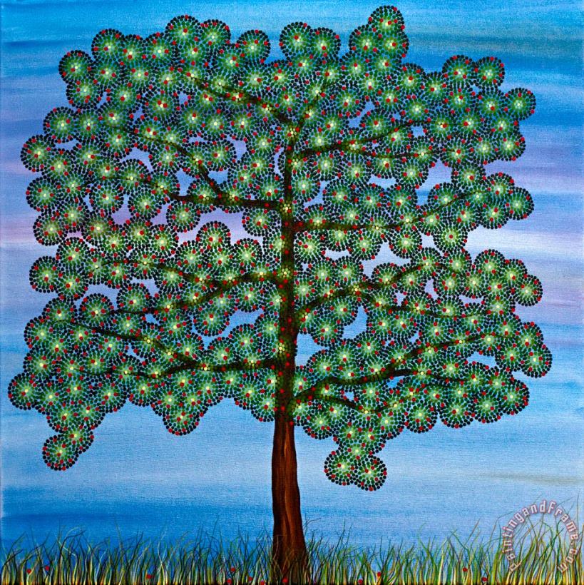 Andrea Youngman Come Climb my Branches Art Painting