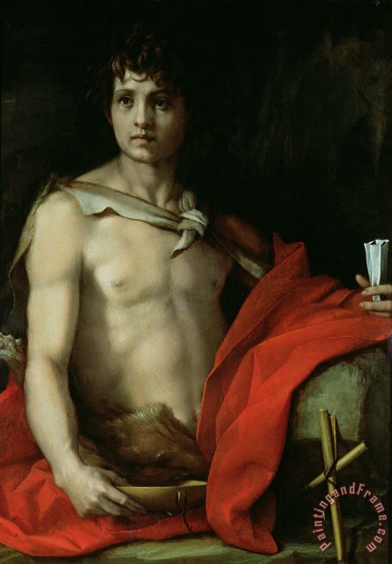 Saint John the Baptist painting - Andrea del Sarto Saint John the Baptist Art Print