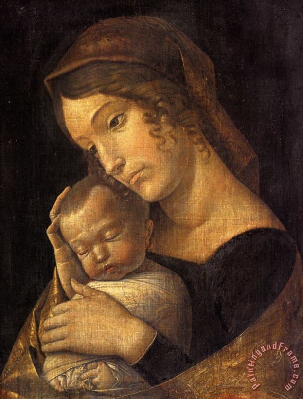 Madonna with Sleeping Child painting - Andrea Mantegna Madonna with Sleeping Child Art Print