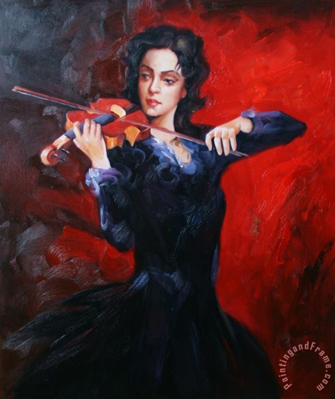 Music painting - Andrew Atroshenko Music Art Print