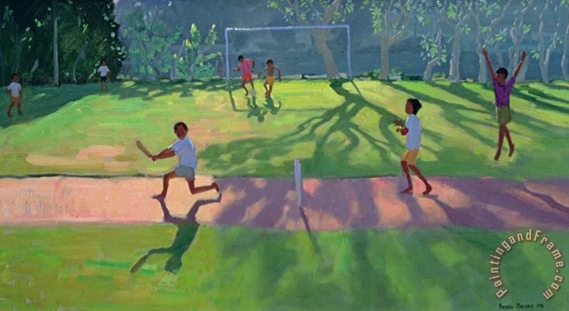 Cricket Sri Lanka painting - Andrew Macara Cricket Sri Lanka Art Print