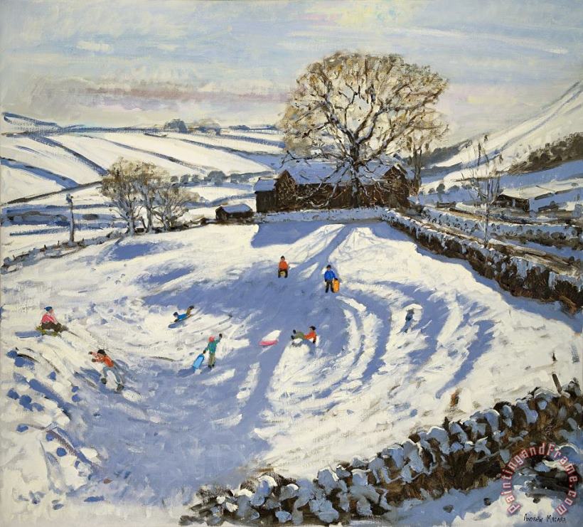 Sparrowpit Derbyshire painting - Andrew Macara Sparrowpit Derbyshire Art Print