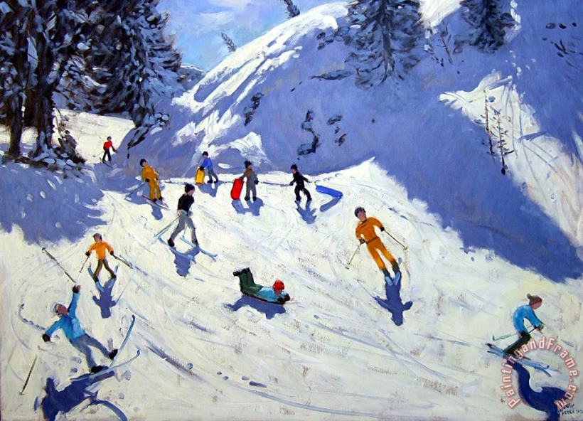 The Gully painting - Andrew Macara The Gully Art Print