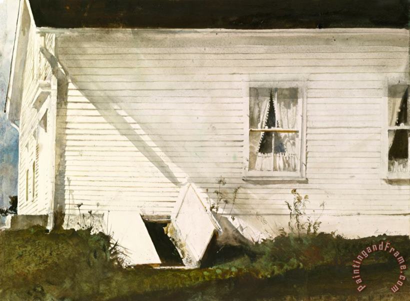 andrew wyeth Elsie's House 1983 Art Print