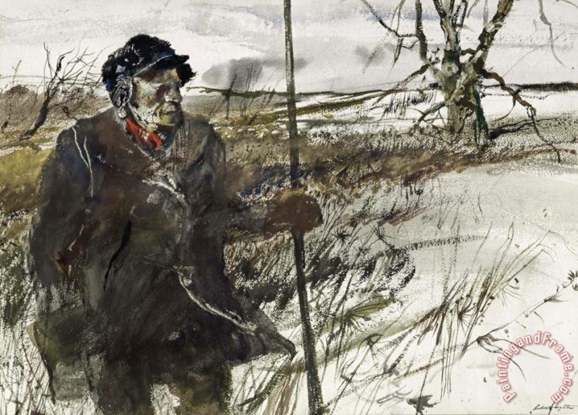 andrew wyeth Game Warden, 1952 Art Painting