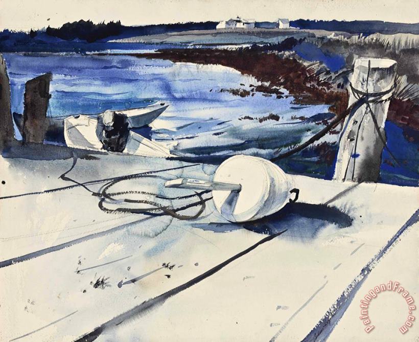 andrew wyeth Lobster Buoy, 1940 Art Painting