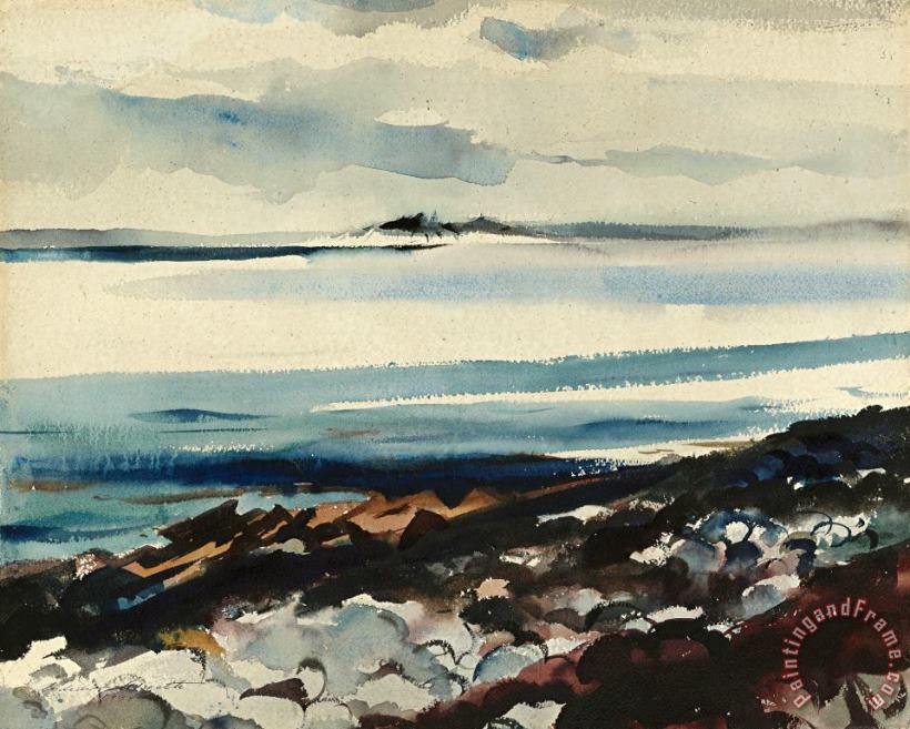 andrew wyeth Morning, Little Caldwell Island Art Painting