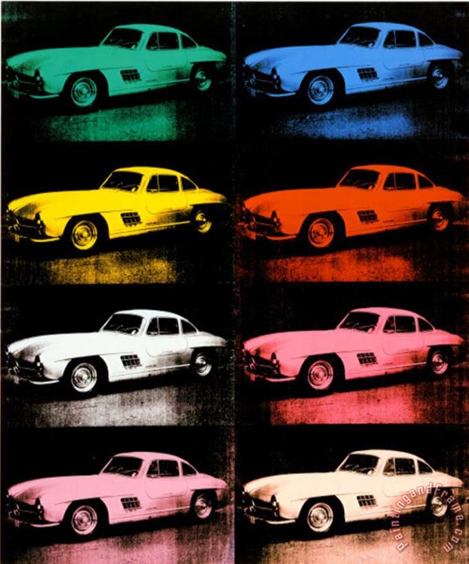 Andy Warhol 300 Sl Coupe 1954 Art Print