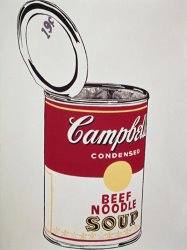 Andy Warhol Big Campbell S Soup Can C 19 Cents C 1962