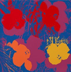 Andy Warhol Blumen 66 Gelb Orange Rot