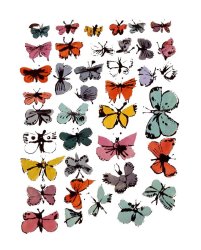 Andy Warhol Butterflies 1955