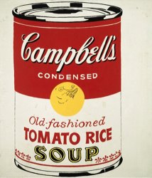 Andy Warhol Campbell S Soup Can C 1962 Old Fashioned Tomato Rice