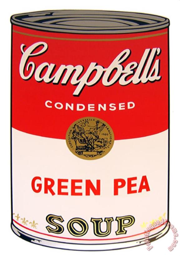 Andy Warhol Campbell S Soup Green Pea Art Print