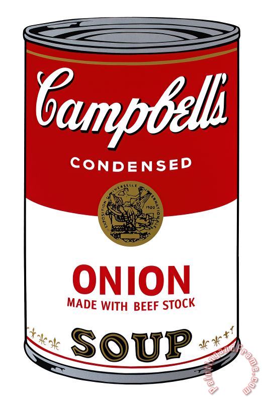 Campbell S Soup I Onion C 1968 painting - Andy Warhol Campbell S Soup I Onion C 1968 Art Print