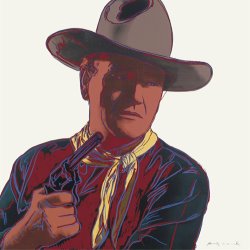Andy Warhol Cowboys And Indians John Wayne 201 250 1986