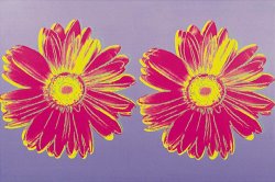 Andy Warhol Daisy C 1982 Double Pink