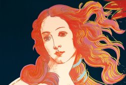 Andy Warhol Details of Boticelli S Birth of Venus C 1984