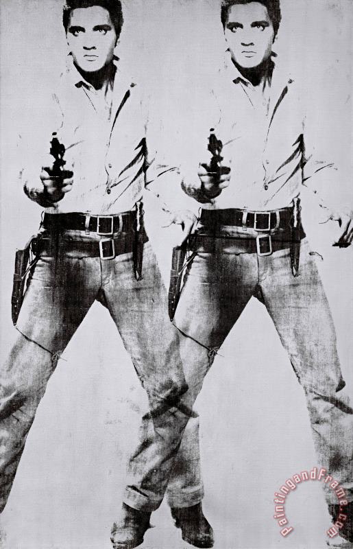 Andy Warhol Double Elvis C 1963 Art Print