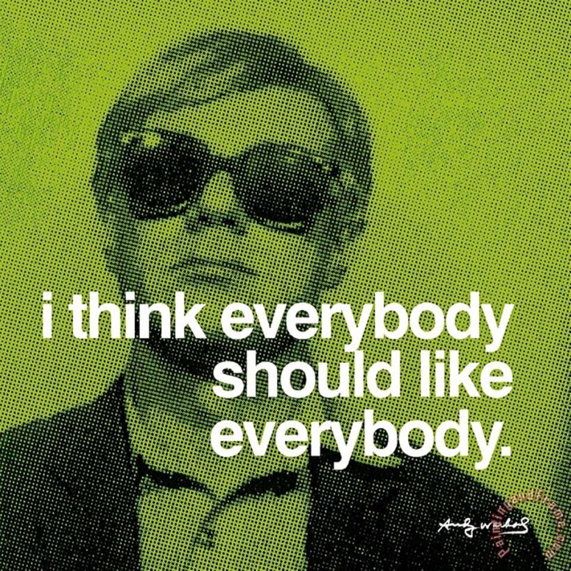 Andy Warhol Everybody Art Print