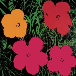 Andy Warhol Flowers 1964 Red Pink And Yellow