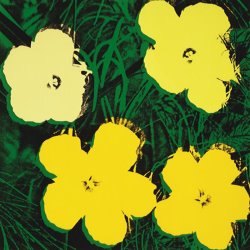 Andy Warhol Flowers C 1970 4 Yellow