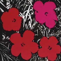 Andy Warhol Flowers Red And Pink C 1964