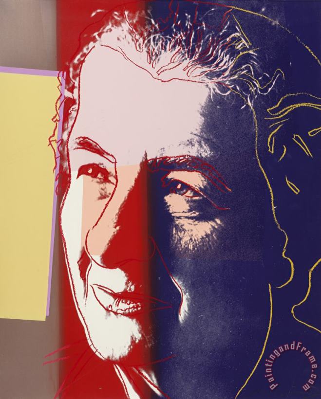 Golda Meir, From Ten Portraits of Jews of The Twentieth Century, 1980 painting - Andy Warhol Golda Meir, From Ten Portraits of Jews of The Twentieth Century, 1980 Art Print