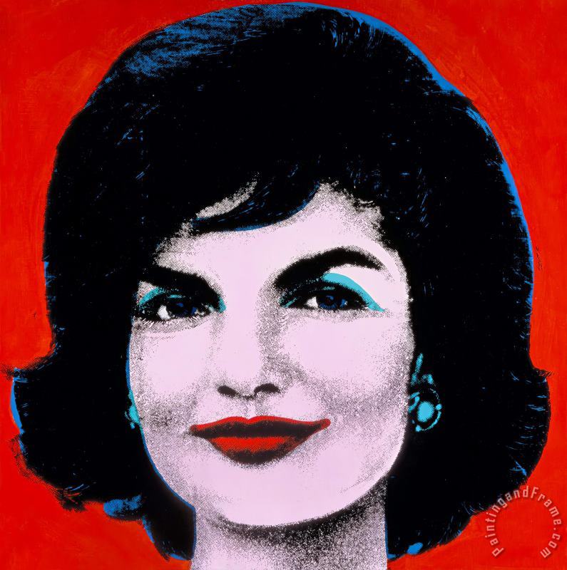 Jackie 1964 painting - Andy Warhol Jackie 1964 Art Print