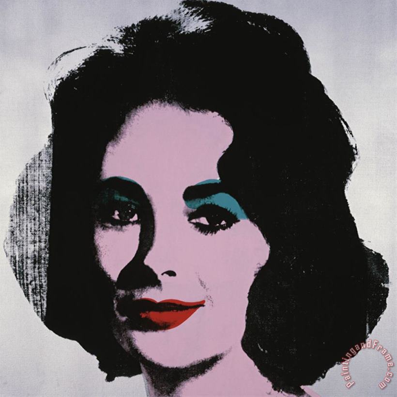 Liz 1963 painting - Andy Warhol Liz 1963 Art Print