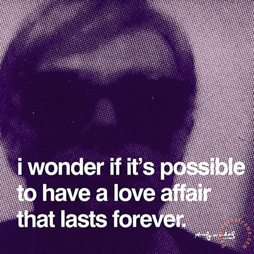 Andy Warhol Love Affair Art Print