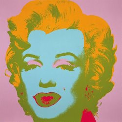 Andy Warhol Marilyn Monroe 1967 Pale Pink