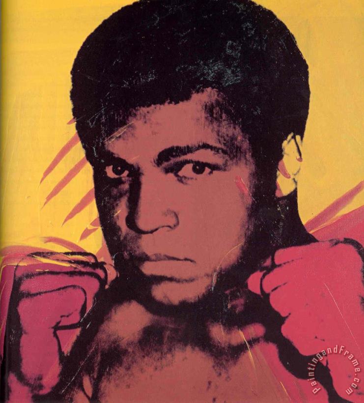 Muhammad Ali II painting - Andy Warhol Muhammad Ali II Art Print