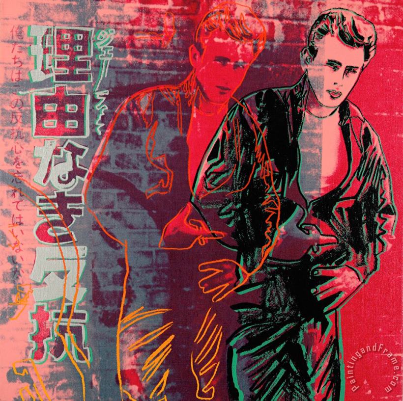 Andy Warhol Rebel Without a Cause (james Dean) Art Print