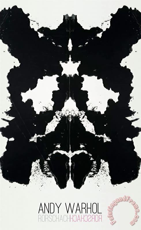 Andy Warhol Rorschach 1984 Art Print