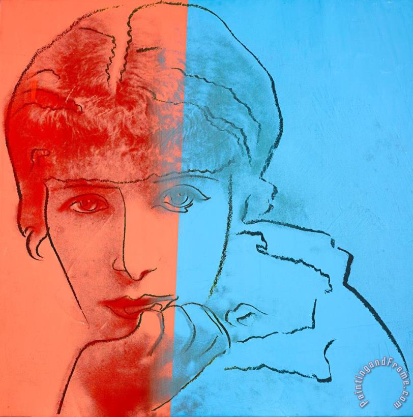 Sarah Bernhardt (from Ten Portraits of Jews of The Twentieth Century) painting - Andy Warhol Sarah Bernhardt (from Ten Portraits of Jews of The Twentieth Century) Art Print