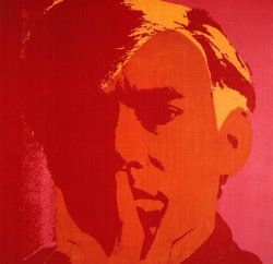 Andy Warhol Self Portrait in Orange