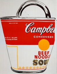 Andy Warhol Soup Can Bag